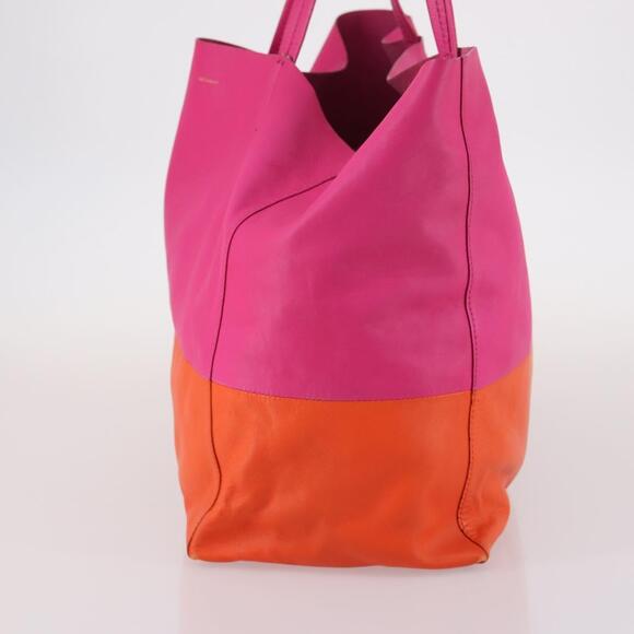 CELINE Horizontalkava Tote Bag Leather Pink Gold - Picture 4 of 12